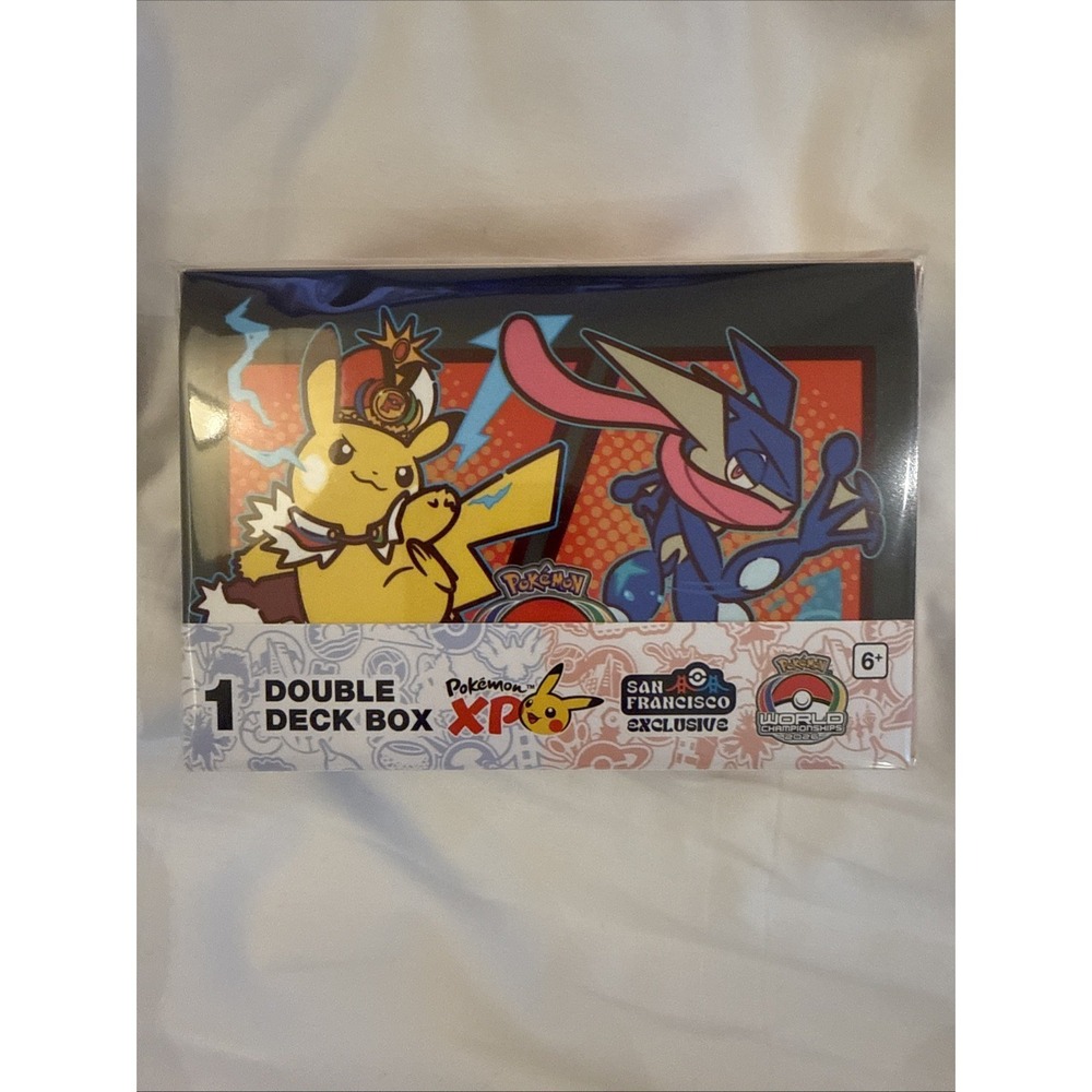 Pokemon World Championships 2026 Pikachu Double Deck Box San Francisco Exclusive